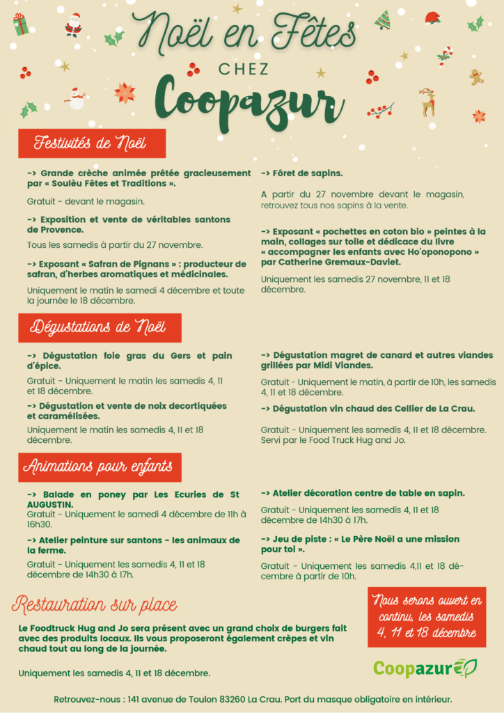 Programme de Noël