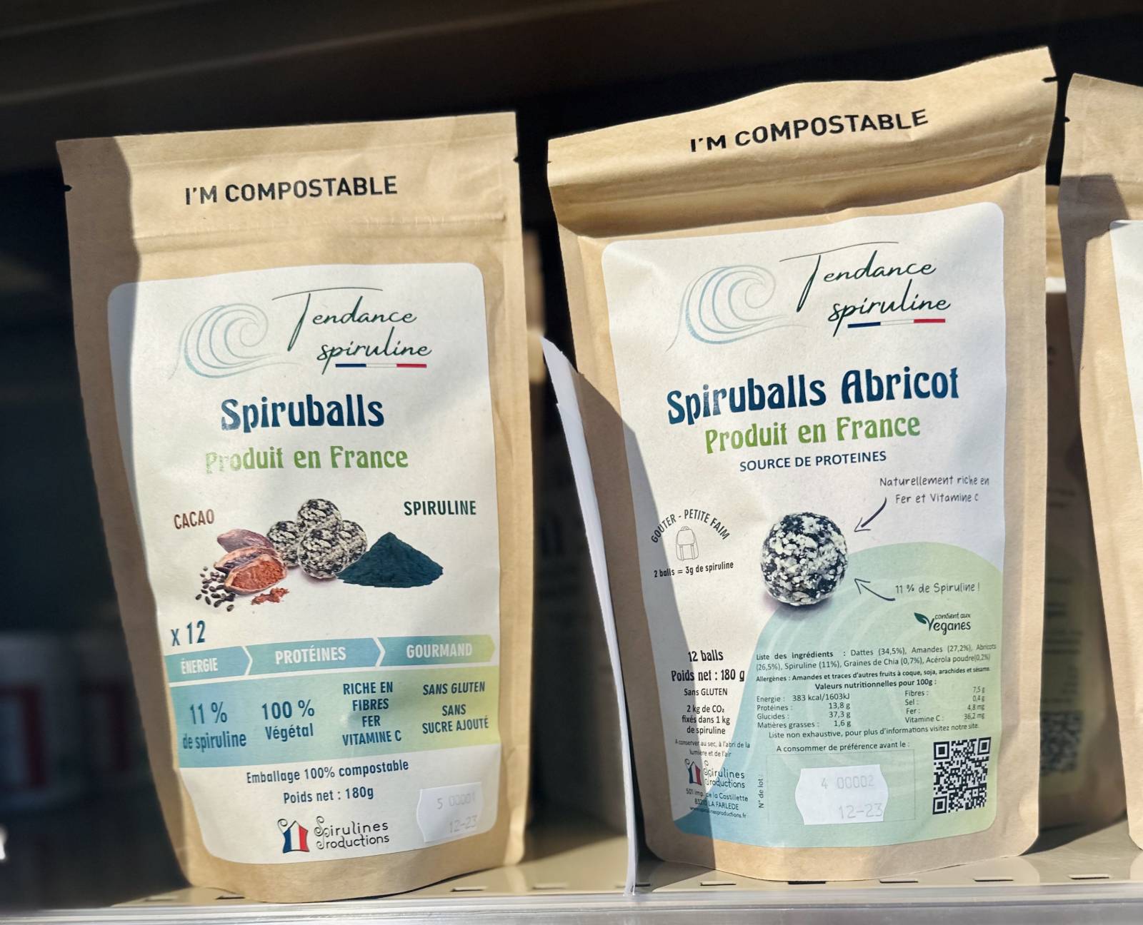 Sélections de la marque locale Spirulines productions à La Crau proche de La Garde